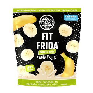 Choco Fruits Protein real bananas in protein chocolate with cream